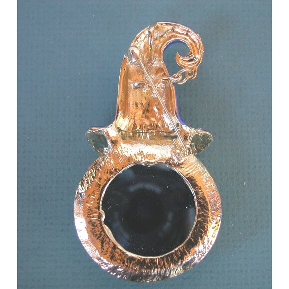 Wizard Moon Face Magical Brooch/ Pin Collectible - Picture 2 of 2